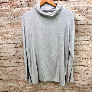 Pure Jill Popover Turtleneck Cowl Neck Top Large